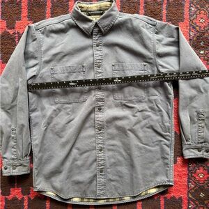 LL Bean Flannel lined work shirt